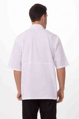 Montreal Cool Vent Men's White S Chef Jacket by Chef Works - Front View