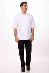 Montreal Cool Vent Men's White S Chef Jacket by Chef Works - Side View