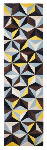 Matrix 900 Blue Runner By Rug Culture - 300X80CM - RUNNER