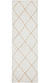 Noosa 333 White Runner by Rug Culture-300X80CM - RUNNER