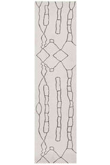 Paradise Runner Amy Grey by Rug Culture - 300X80CM - RUNNER