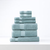 Brentwood 650 GSM Low Twist 7 Piece Gray Mist Bath Set by Renee Taylor