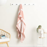 Ray Striped Vintage Washed Yarn Dyed Textured Cotton Mystic Throw by Renee Taylor