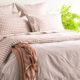 Alison Yarn Dyed Cotton Reversible Clay Quilt Cover Sets by Renee Taylor Super King