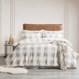Buffalo Checks 175 Gsm Egyptian Cotton Flannelette Quilt Cover Set by Park Avenue Single