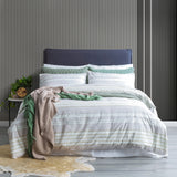 Bon Fire 175 Gsm Egyptian Cotton Flannelette Quilt Cover Set by Park Avenue Queen