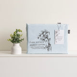 Bamboo Cotton 500 Thread Count Mid Blue Combo Set by Park Avenue Long Single
