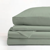 Ddecor Home 1500 Thread count Premium Cotton Blend Sage King Sheet Set by Ddecor Home - Front View