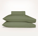 Ddecor Home 1500 Thread count Premium Cotton Blend Sage Queen Combo Set by Ddecor Home - Front View
