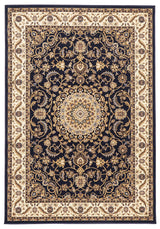 Sydney 9 Navy Ivory Runner Rug by Rug Culture - 400X80CM - RUNNER