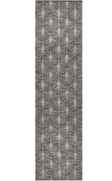 Terrace 5502 Black Runner by Rug Culture-300X80CM - RUNNER