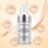 ReviGLam TLM Colour Changing Liquid Foundation Hides Wrinkles & Lines, BB Cream Makeup Base Concealer Cover Moisturizing Fluid for all Skin Tone SPF15, Pack of 1 - Front View