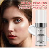 ReviGLam TLM Colour Changing Liquid Foundation Hides Wrinkles & Lines, BB Cream Makeup Base Concealer Cover Moisturizing Fluid for all Skin Tone SPF15, Pack of 2 - Side View