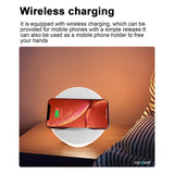 Mood lighting,Support Different Levels of White Light and Color Light,WiFi APP,Wireless Charging,Phone Holder
