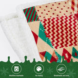 Christmas Throw Blanket, Christmas Decorations Gifts for Women, Sherpa Flannel Fleece Winter Holiday Blanket, Fluffy Cozy Soft Christams Throws for Couch Sofa Bed, DoubleDeer, 50