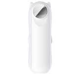 Handheld Mini Fan,2 IN 1 USB Rechargeable Portable Fan [12-19 Working Hours] with Power Bank, Pocket Design for Travel/Summer/Concerts/Lash, Gifts for Women (White)Christmas Gifts - Front View