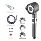 High Pressure Filtered Shower Head - 3 Spray Modes Shower head with Handheld, Detachable Showerhead with 5 Replaceable Water Softener Filters for Hard Water | Shower with 75