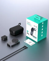 Aukey MagFusion Z Qi2 3-in-1 Foldable Magnetic Fast Wireless Charging Station (LC-MC312) - Rear View