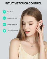 Aukey True Wireless Earbuds MOVE MINI S (EP-M1S) - 45-Degree Angle