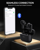 Aukey True Wireless Earbuds With Noise Cancelling MOVE MINI NC (EP-M1NC) - Top-Down View