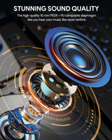 Aukey True Wireless Earbuds With Noise Cancelling MOVE MINI NC (EP-M1NC) - Rear View