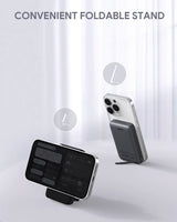 Aukey MagLinnk 10000mAh Magnetic Wireless Charging Power Bank (PB-MS02) - Side View