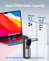 Aukey Sprint X 27.6K 140W 27,600mAh Portable Power Bank with PD3.1 (PB-Y45) - Rear View