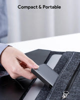 Aukey Sprint X 20K 30W 20000mAh Portable Power Bank with PD3.0 (PB-Y42) - Low Angle