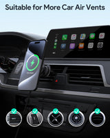 Aukey MagLink Dash Magnetic Fast Wireless Charging Phone Mount (HD-MC13) - Close-Up Angle