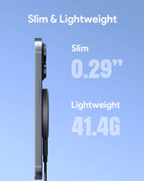 Aukey Magfusion Aura Qi2 Magnetic Fast Wireless Charger (LC-MC10) - Side View