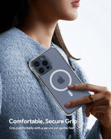 Aukey Urban Guard Magnetic Hard-Shell iPhone 15 Phone case - Transparent (TM11A) - Rear View