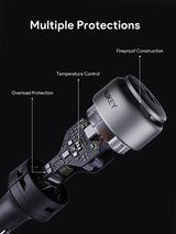 Aukey Pathfinder Mix 3 66W Fast Charging Car Charger (CC-P1) - Rear View