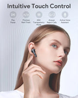 Aukey True Wireless Earbuds with Hybrid ANC BEYOND ANC PRO (EP-B1) - Top-Down View