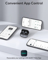 Aukey True Wireless Earbuds with Hybrid ANC BEYOND ANC PRO (EP-B1) - Low Angle