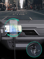 Aukey MagFusion Dash Pro Qi2 Magnetic Fast Wireless Charging Phone Mount with Active Cooling (HD-MC13A)