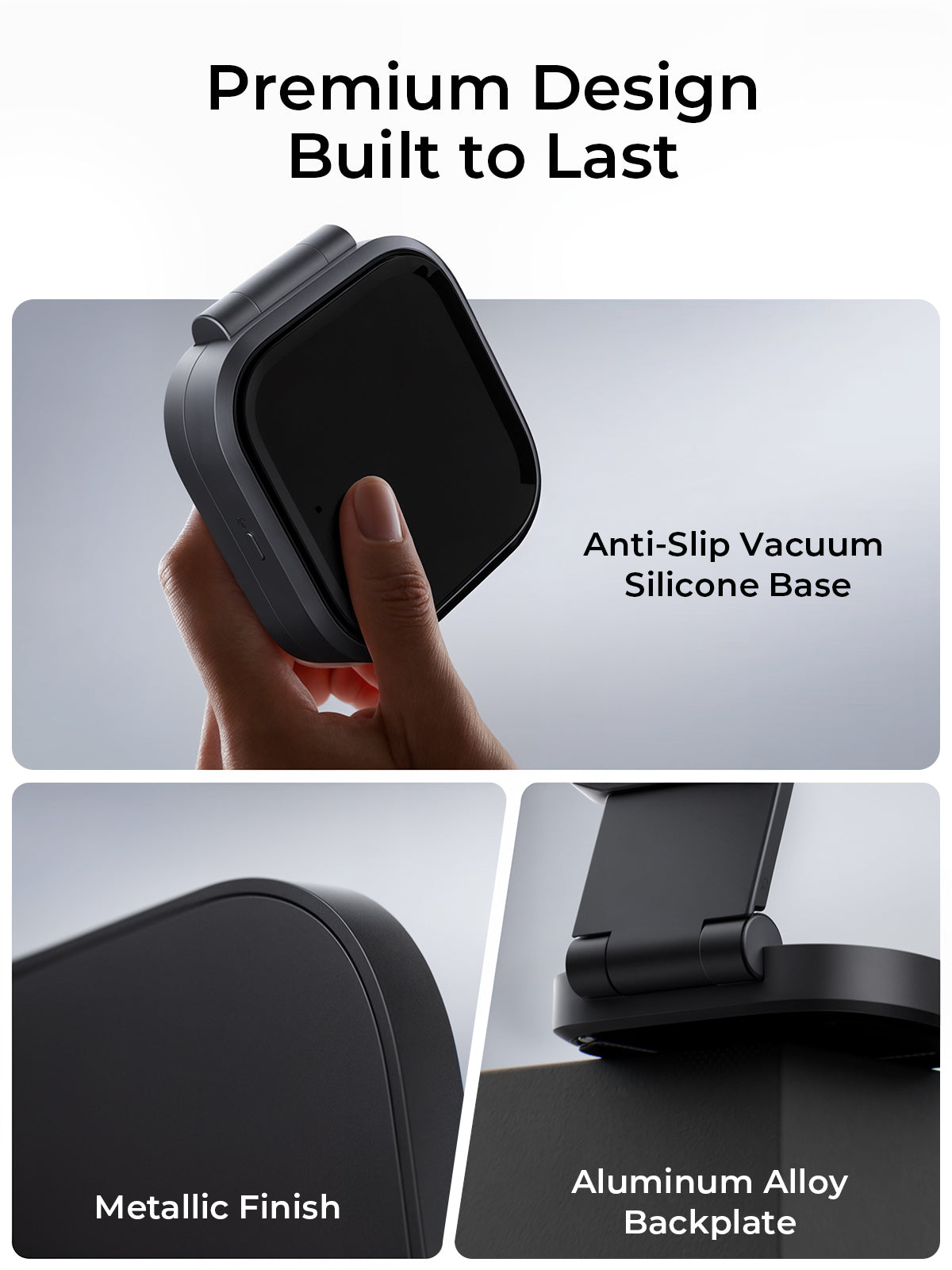 Aukey MagFusion L Qi2 Foldable 2 In 1 Magnetic Wireless Charger (LC-MC211)