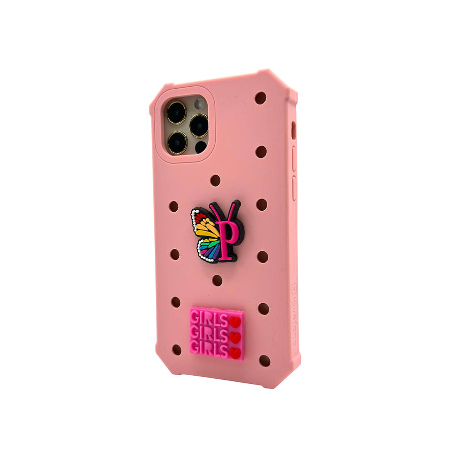 Lovefone Kids Silicone Case iPhone 12 Pro Max Baby Pink
