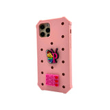 Lovefone Kids Silicone Case iPhone 13 Pro Max Baby Pink