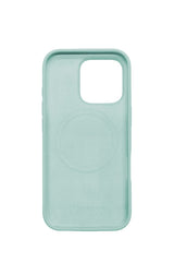 Lovefone Genuine Liquid Silicone Case iPhone 14 Pro Turquoise - Side View
