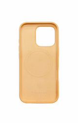 Lovefone Genuine Liquid Silicone Case iPhone 15 Orange - Front View