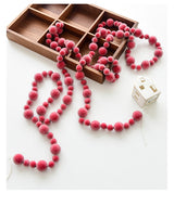 Christmas gift Christmas simulation red fruit skewer decoration string - Side View