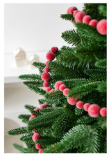 Christmas gift Christmas simulation red fruit skewer decoration string - Rear View