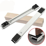 2PC White Furniture Lifter Heavy Roller Move Tool Set Moving Wheel Mover Sliders Kit
