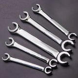 5Pcs Flare Nut Wrench Set Offset End Spanner Metric 6 8 9 10 11 12 13 14 15 17MM