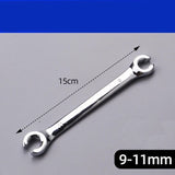 5Pcs Flare Nut Wrench Set Offset End Spanner Metric 6 8 9 10 11 12 13 14 15 17MM