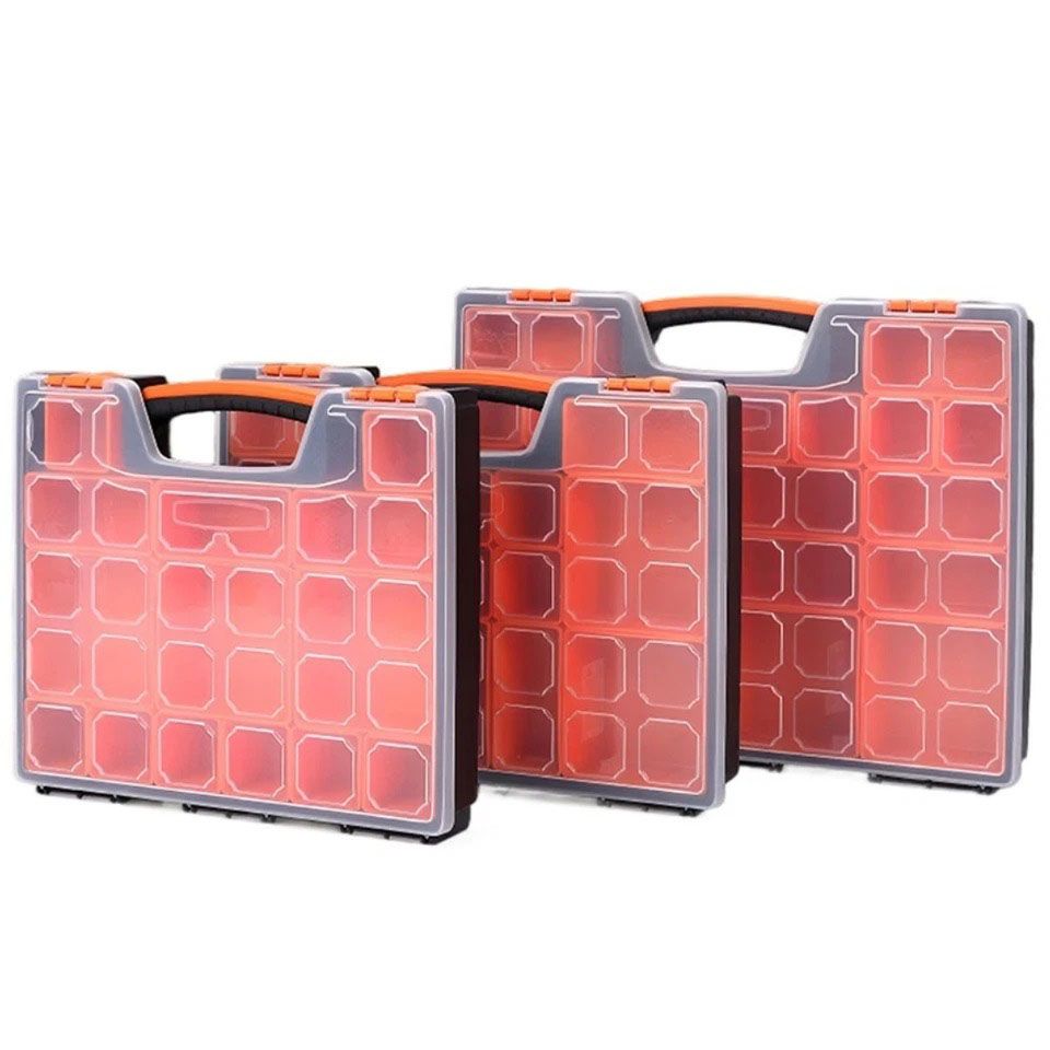 15 Compartments Storage Organizer Tool Box Plastic Bin Screw Case