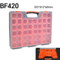 22 Compartments Storage Organizer Tool Box Plastic Bin Screw Case