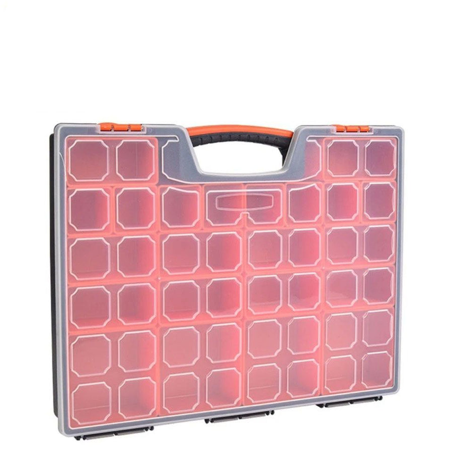 22 Compartments Storage Organizer Tool Box Plastic Bin Screw Case