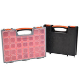 22 Compartments Storage Organizer Tool Box Plastic Bin Screw Case
