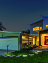 Solar Led Pathway Light 0.5W (40PCS) - Top-Down View